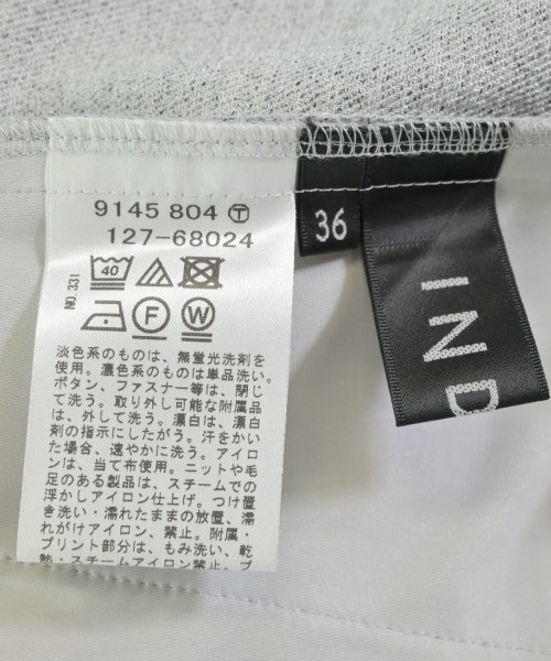 INDIVI（インディヴィ）クロップドパンツ グレー サイズ:36(S位) レディース/2200646754062