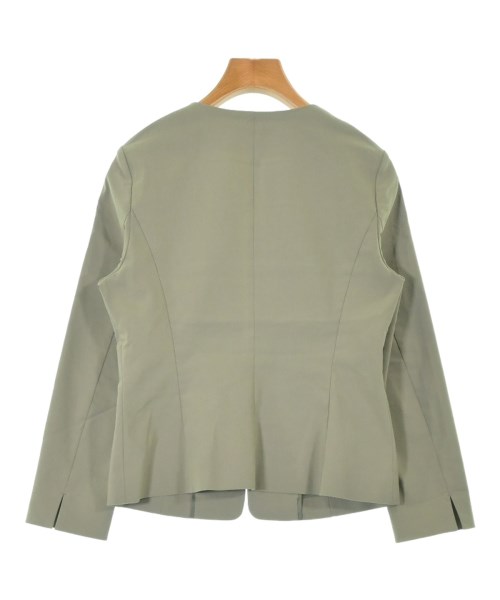 INDIVI（インディヴィ）ノーカラージャケット カーキ サイズ:34(XS位) レディース/2200646754079