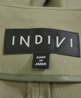INDIVI（インディヴィ）ノーカラージャケット カーキ サイズ:34(XS位) レディース/2200646754079