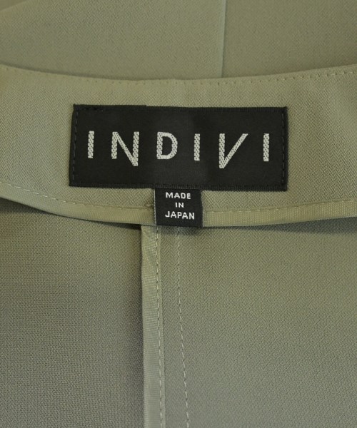 INDIVI（インディヴィ）カジュアルジャケット 緑 サイズ:41(XL位) レディース/2200645168044
