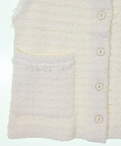 INDIVI（インディヴィ）ベスト 白 サイズ:05(XXS位) レディース/2200646513034