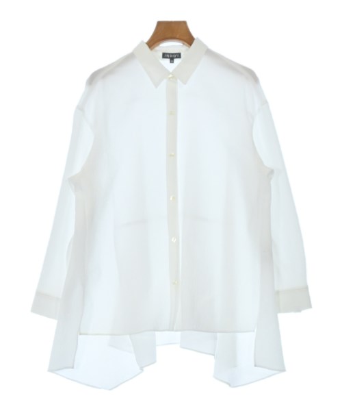 INDIVI(インディヴィ)カジュアルシャツ 白 サイズ:34(XS位)/2200647241110