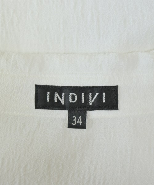 INDIVI（インディヴィ）カジュアルシャツ 白 サイズ:34(XS位) レディース/2200647241110