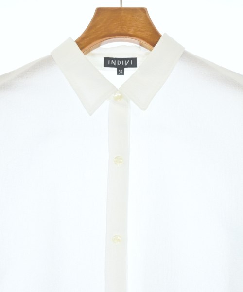 INDIVI（インディヴィ）カジュアルシャツ 白 サイズ:34(XS位) レディース/2200647241110