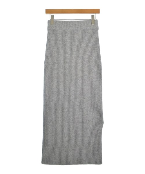 INDIVI(インディヴィ)ロング・マキシ丈スカート グレー サイズ:38(M位)/2200644937238