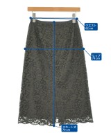 INDIVI（インディヴィ）ロング・マキシ丈スカート カーキ サイズ:05(XXS位) レディース/2200644937245