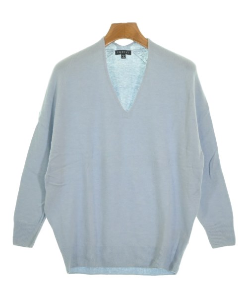 INDIVI(インディヴィ)ニット・セーター 青 サイズ:05(XXS位)/2200644937481