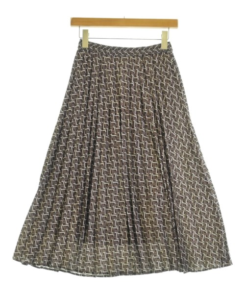 INDIVI（インディヴィ）ロング・マキシ丈スカート 茶 サイズ:05(XXS位) レディース/2200650355071