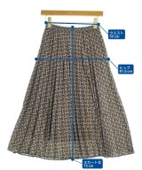 INDIVI（インディヴィ）ロング・マキシ丈スカート 茶 サイズ:05(XXS位) レディース/2200650355071