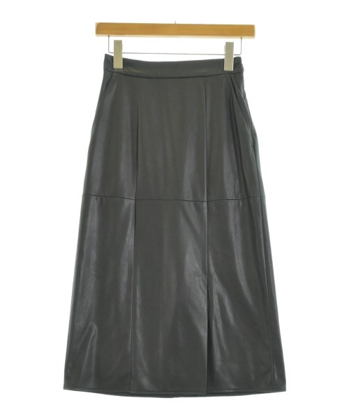 INDIVI(インディヴィ)ロング・マキシ丈スカート 黒 サイズ:05(XXS位)/2200650355125