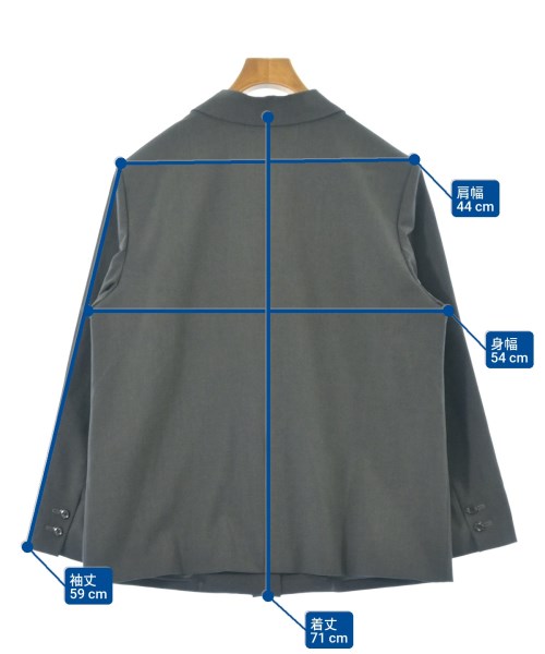 INDIVI（インディヴィ）カジュアルジャケット グレー サイズ:15(XXL位) レディース/2200649230013