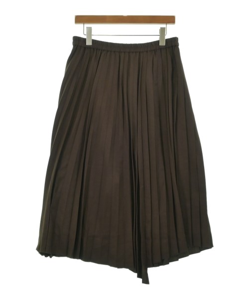 INDIVI(インディヴィ)ロング・マキシ丈スカート 茶 サイズ:13(XL位)/2200650122086