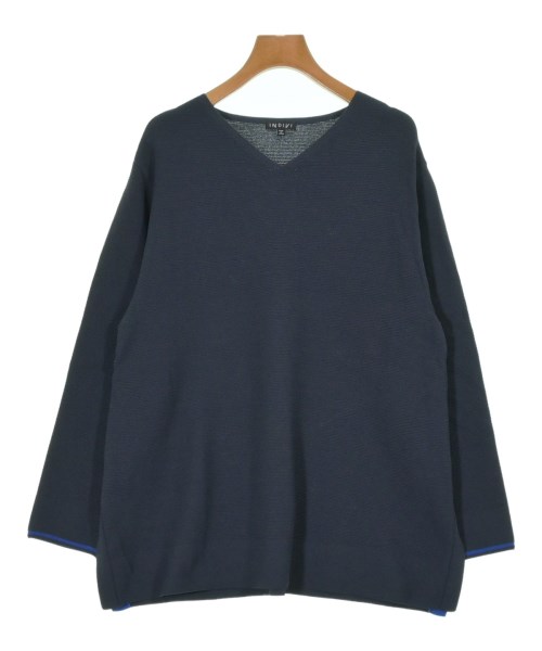 INDIVI(インディヴィ)ニット・セーター 紺 サイズ:13(XL位)/2200650122130