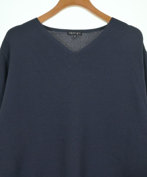 INDIVI（インディヴィ）ニット・セーター 紺 サイズ:13(XL位) レディース/2200650122130