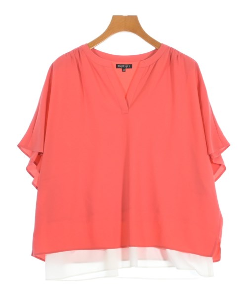 INDIVI(インディヴィ)ブラウス 赤 サイズ:44(XL位)/2200650122154