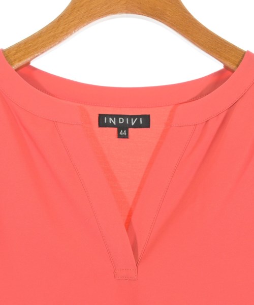 INDIVI（インディヴィ）ブラウス 赤 サイズ:44(XL位) レディース/2200650122154