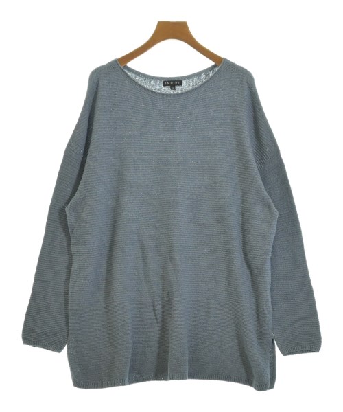 INDIVI(インディヴィ)ニット・セーター 青 サイズ:13(XL位)/2200650122185