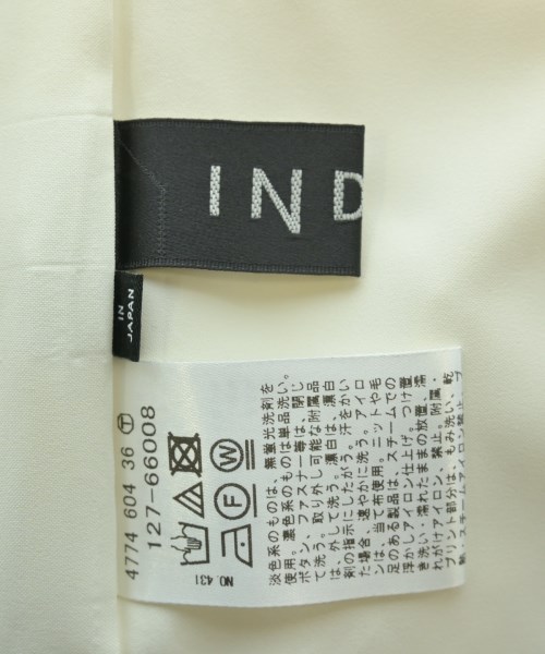 INDIVI（インディヴィ）スラックス 白 サイズ:38(M位) レディース/2200651276030