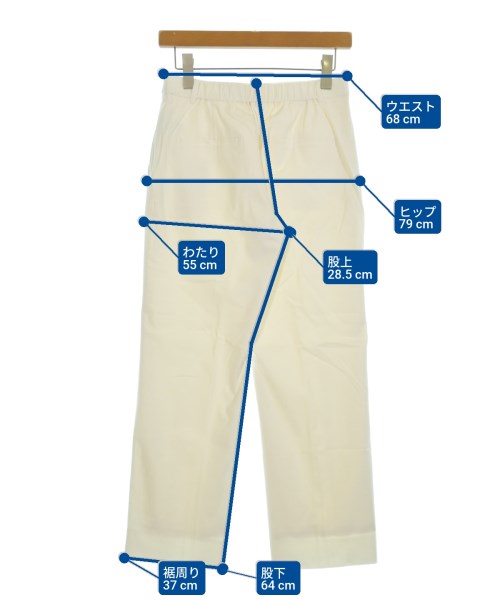 INDIVI（インディヴィ）スラックス 白 サイズ:38(M位) レディース/2200651276030