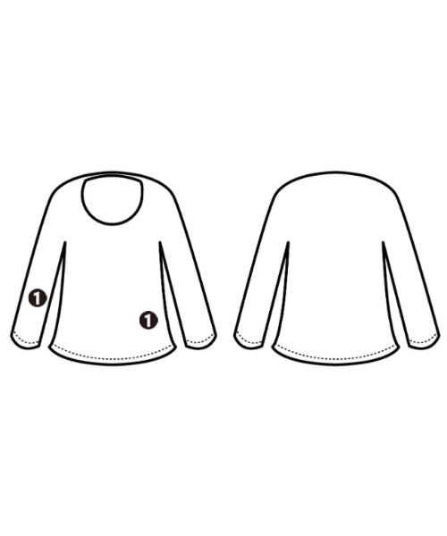 INDIVI（インディヴィ）ブラウス 黒 サイズ:38(M位) レディース/2200655511014