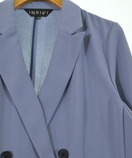 INDIVI（インディヴィ）テーラードジャケット 青 サイズ:38(M位) レディース/2200646406084