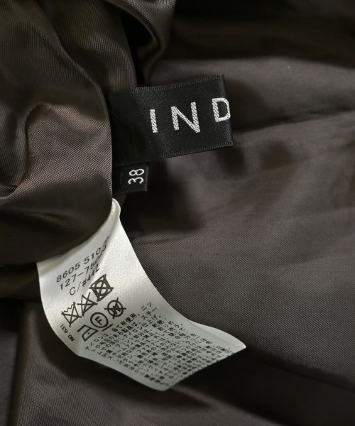 INDIVI（インディヴィ）ロング・マキシ丈スカート 茶 サイズ:38(M位) レディース/2200646406183