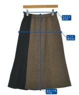 INDIVI（インディヴィ）ロング・マキシ丈スカート 茶 サイズ:38(M位) レディース/2200646406183