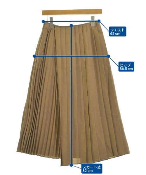 INDIVI（インディヴィ）ロング・マキシ丈スカート 茶 サイズ:38(M位) レディース/2200646406244