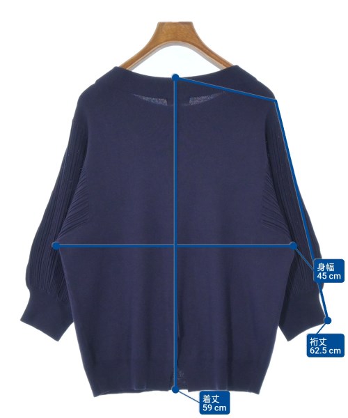 INDIVI（インディヴィ）ニット・セーター 紫 サイズ:38(M位) レディース/2200646406732