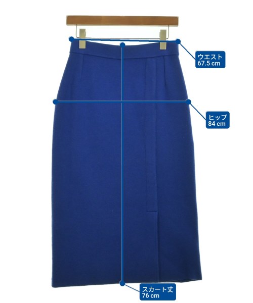 INDIVI（インディヴィ）ロング・マキシ丈スカート 青 サイズ:38(M位) レディース/2200651788014