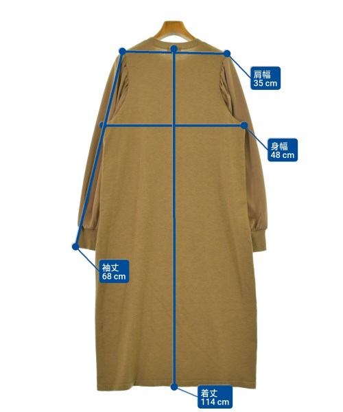 INDIVI（インディヴィ）ワンピース ベージュ サイズ:38(M位) レディース/2200653802053