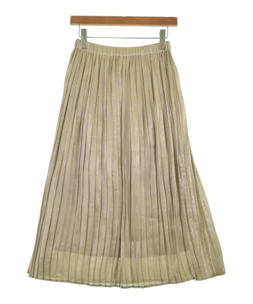 INDIVI(インディヴィ)ロング・マキシ丈スカート ベージュ サイズ:36(S位)/2200655695059