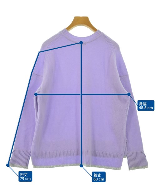 INDIVI（インディヴィ）ニット・セーター 紫 サイズ:38(M位) レディース/2200656978113