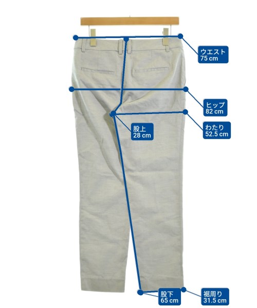 INDIVI（インディヴィ）スラックス グレー サイズ:40(L位) レディース/2200659995049