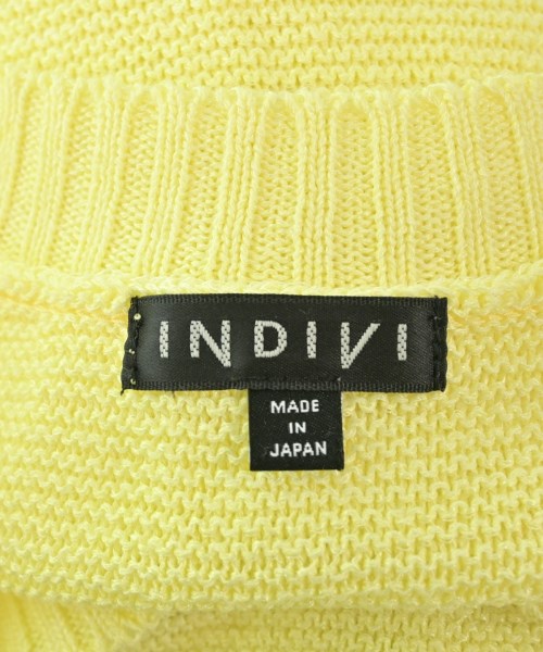 INDIVI（インディヴィ）ニット・セーター 黄 サイズ:38(M位) レディース/2200656793075