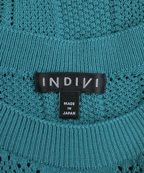 INDIVI（インディヴィ）ニット・セーター 緑 サイズ:38(M位) レディース/2200656793082