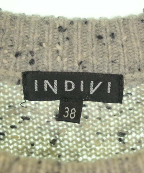 INDIVI（インディヴィ）ニット・セーター グレー サイズ:38(M位) レディース/2200658751042