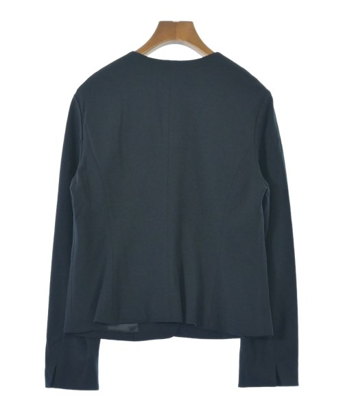 INDIVI（インディヴィ）ノーカラージャケット 紺 サイズ:40(L位) レディース/2200657924041