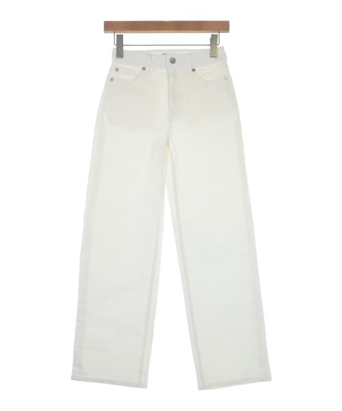 INDIVI(インディヴィ)デニムパンツ 白 サイズ:34(XS位)/2200661905029