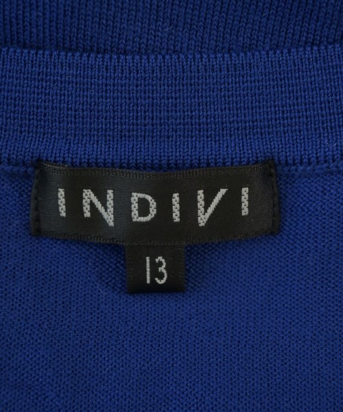 INDIVI（インディヴィ）カーディガン 青 サイズ:13(XL位) レディース/2200658472022