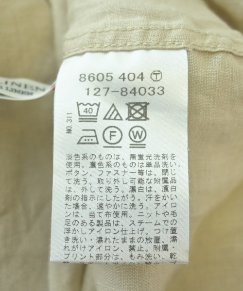 INDIVI（インディヴィ）カジュアルシャツ ベージュ サイズ:38(M位) レディース/2200705517294