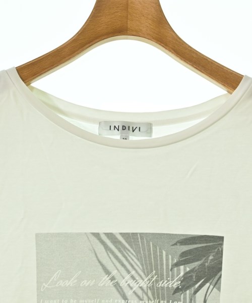 INDIVI（インディヴィ）Tシャツ・カットソー 白 サイズ:38(M位) レディース/2200707806167