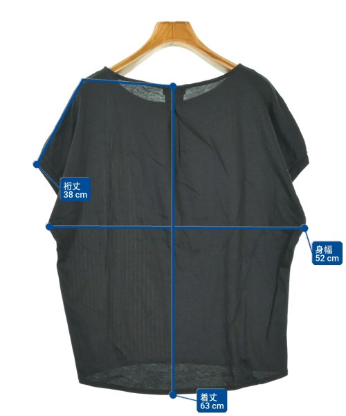 INDIVI（インディヴィ）Tシャツ・カットソー 黒 サイズ:38(M位) レディース/2200708606018