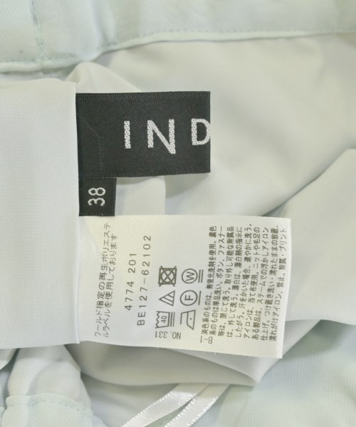INDIVI（インディヴィ）スラックス 青 サイズ:38(M位) レディース/2200709698029