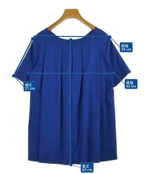 INDIVI（インディヴィ）Tシャツ・カットソー 青 サイズ:05(XS位) レディース/2200711894020