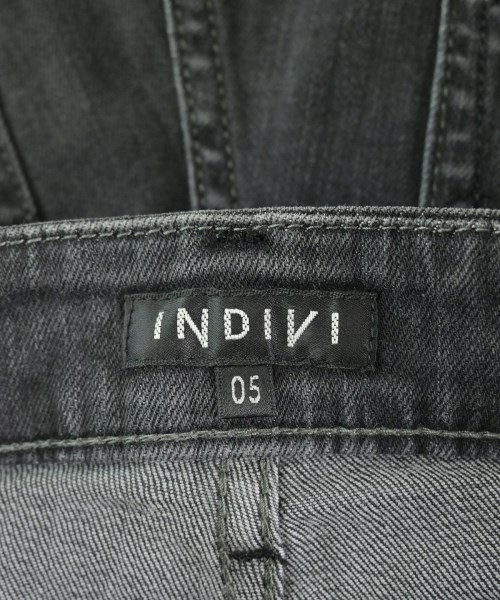 INDIVI（インディヴィ）デニムパンツ 黒 サイズ:05(XS位) レディース/2200709375081