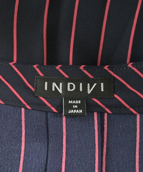 INDIVI（インディヴィ）ブラウス 紺 サイズ:38(M位) レディース/2200713204179