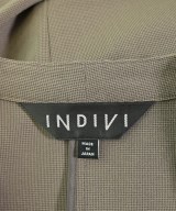 INDIVI（インディヴィ）ノーカラージャケット 茶 サイズ:38(M位) レディース/2200713328035