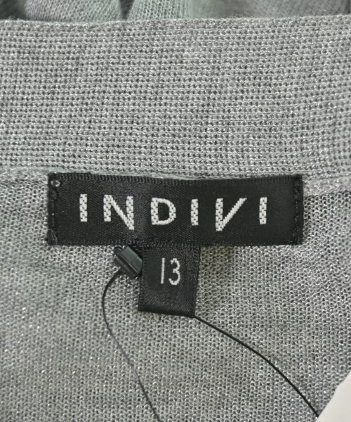 INDIVI（インディヴィ）カーディガン グレー サイズ:13(XL位) レディース/2200713492064