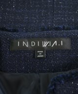 INDIVI（インディヴィ）ノーカラージャケット 紺 サイズ:15(XXL位) レディース/2200713492231
